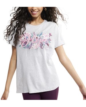 Vera Bradley Cotton Short Sleeve Crewneck Graphic T-shirt - Gray