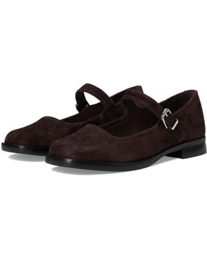 Steve Madden Delancy Flat Shoes, Leather - Black