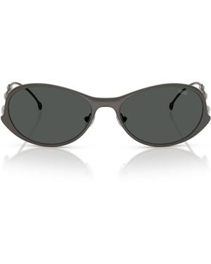 DIESEL Dl1014 Oval Sunglasses - Black