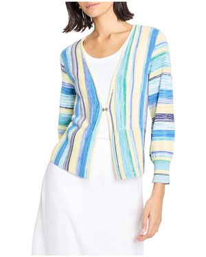 NIC+ZOE Nic+zoe Coast Crush Cardigan - Blue