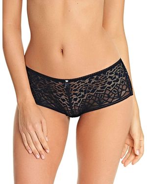Freya Soiree Lace Short Underwear - Black