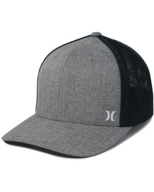 Hurley M Mini Icon Mesh Hat Baseball Cap Hunter Green - Gray