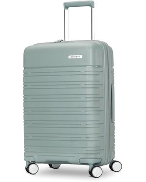 Samsonite Valise Centrale Rigide Extensible avec roulettes pivotantes - Bleu