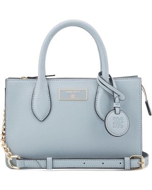 Nine West Magdalina Mini Crossbody Satchel Bag - Blue