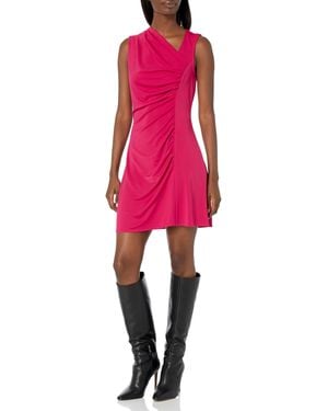 Shoshanna Stretch Jersey Aldana Dress - Pink