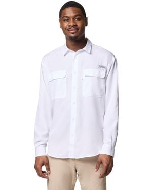 Columbia PFG Backwater Langarm-Shirt für - Weiß