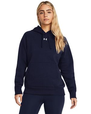 Under Armour S Rival Fleece Hoodie, - Blue