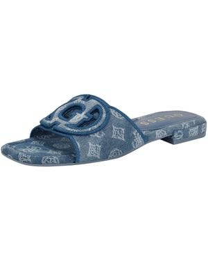 Guess Tarishae Flat Sandal - Blue