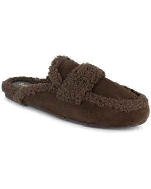 Splendid Sandra Fur Mule - Brown