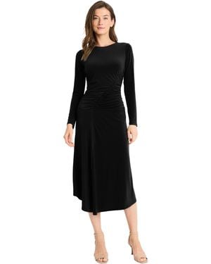 Maggy London Elegant Cocktail Party Wedding Guest Formal Evening Wear - Versatile Special Occasion - Black