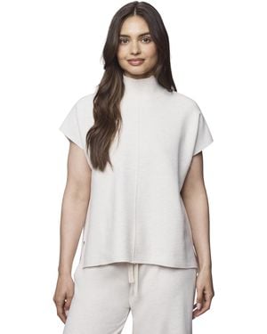 Splendid Winslow Mockneck Pullover - White
