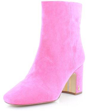 Sam Edelman Fawn Fashion Boot Dahlia Pink 7.5 Medium - Purple