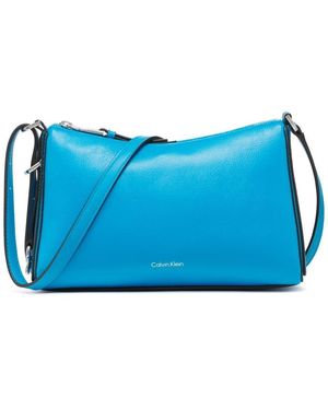 Calvin Klein Dy Top Zip Crossbody - Blue