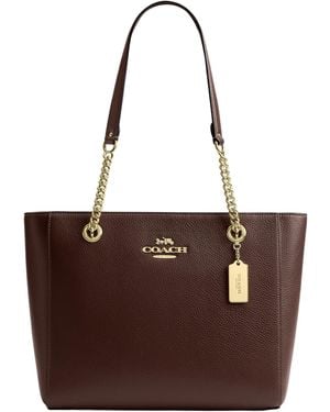 COACH Cammie Chain Tote - Brown