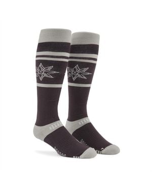 Volcom Cave Sock Maroon Small/medium - Black