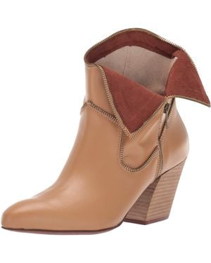 Kelsi Dagger Brooklyn Brooklyn Ingrid Leather Bootie - Brown