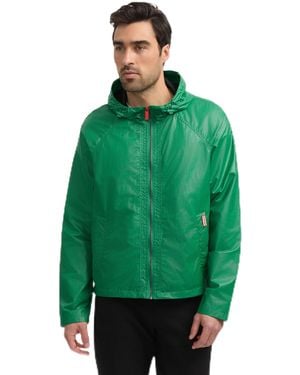 HUNTER Jay Wax Crinkle Jacket - Green