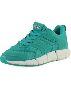 DKNY Adina Lightweight Lace Up Sneaker - Green