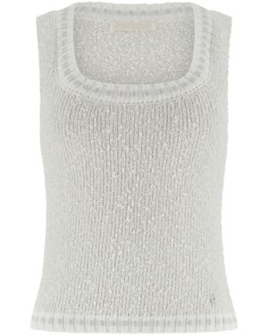 Guess S Eco Sleeveless Veronica Tank Top Sweater - White