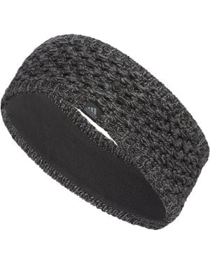 adidas Knit Headband – Crestline Soft Fleece Winter Ear - Black