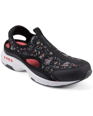 Easy Spirit Trina S Slip On 12 Bm Us Black Floralmulti