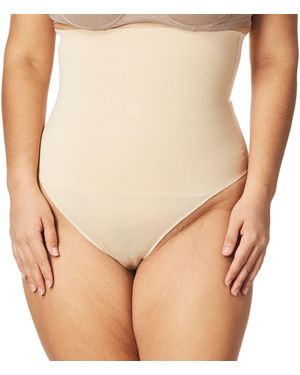 Maidenform Womens Tame Your Tummy High Waist Lace Briefs - Black
