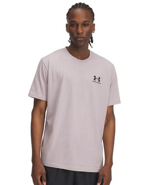 Under Armour S Sportstyle Left Chest Ss T-shirt - Purple