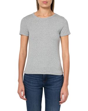 Velvet By Graham & Spencer Bedford Modal Rib T-shirt - Blue