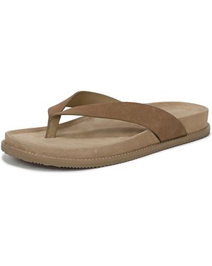 Vince S Dali Flip-flop New Camel Suede 7 M - Brown