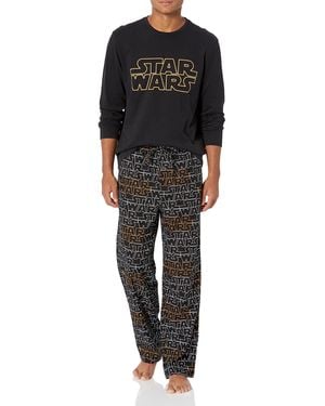 Amazon Essentials Star Wars Pyjama Sleep Sets - Black