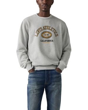 Levi's Standard Graphic Crewneck, - Gray