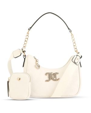 Juicy Couture All About That Bling Hobo Crossbody - Natural