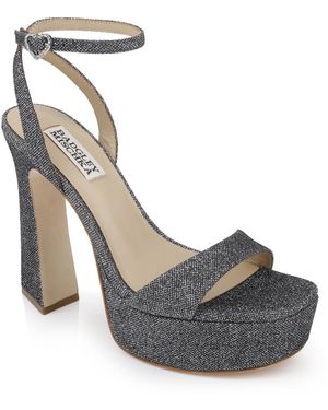 Badgley Mischka Caia Heeled Sandal - Gray