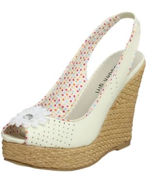 Madden Girl Vyolit Espadrille,white Paris,9 M - Natural