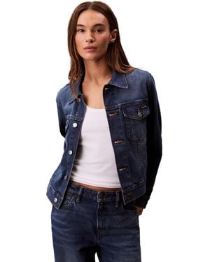 Calvin Klein Classic Denim Trucker Jacket - Blue