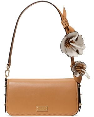 Kate Spade Liv Smooth Leather Shoulder Bag With Lily Strap - Multicolor