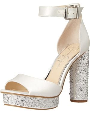 Jessica Simpson Everyn Platform Sandal Heeled - Natural