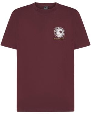 Oakley Golf Broken Glass Tee - Purple