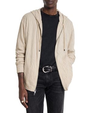 John Varvatos Ihsan Zip Hoodie - Blue