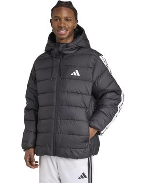 adidas Essentials 3-stripes Synthetic Down Jacket - Black