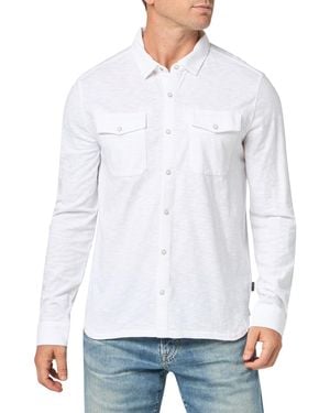 John Varvatos Arvon Shirt Clothing Md (Us 50) Cotton - White