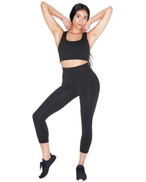 American Apparel Forward Crop Legging - Black