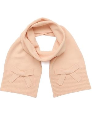 Kate Spade Kate Spade Knit Bow Scarf - Pink