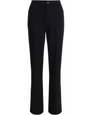Anne Klein Petite Stretch Bootcut Pant - Black