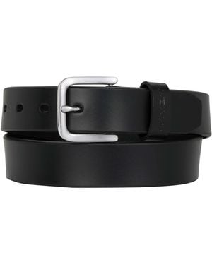 Carhartt A0006303 Bridle Leather Belt Medium Black With Nickel Finish