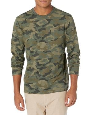 Amazon Essentials T-Shirt à ches Longues Coupe Ajustée - Vert