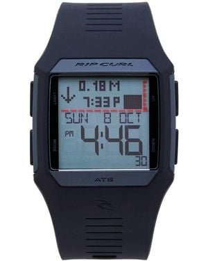 Rip Curl Automatic Watch With Polyurethane Strap - Black