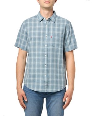Levi's Classic 1 Pocket Short Sleeve Button Up Shirt - Blue