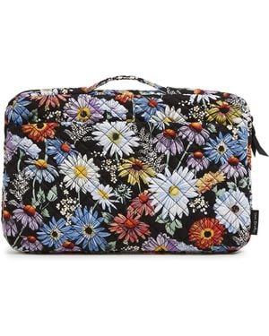 Vera Bradley Cotton Laptop Organizer Tech Accessory - Blue