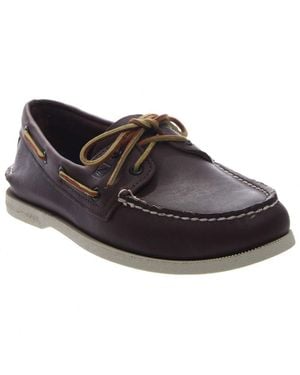 Sperry Top-Sider A/o 2-eye Classic Brown 9.5 - Black